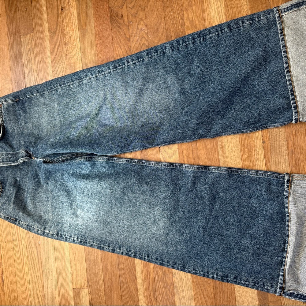 Agolde Relaxed Fit Dark Blue Jeans